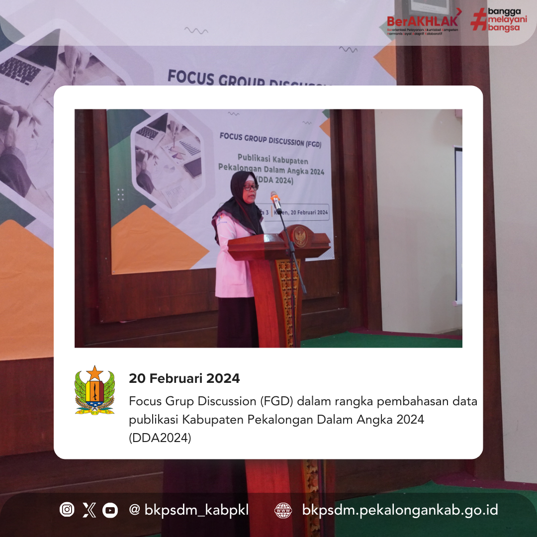 FGD DDA 2024 bersama BPS Kabupaten Pekalongan