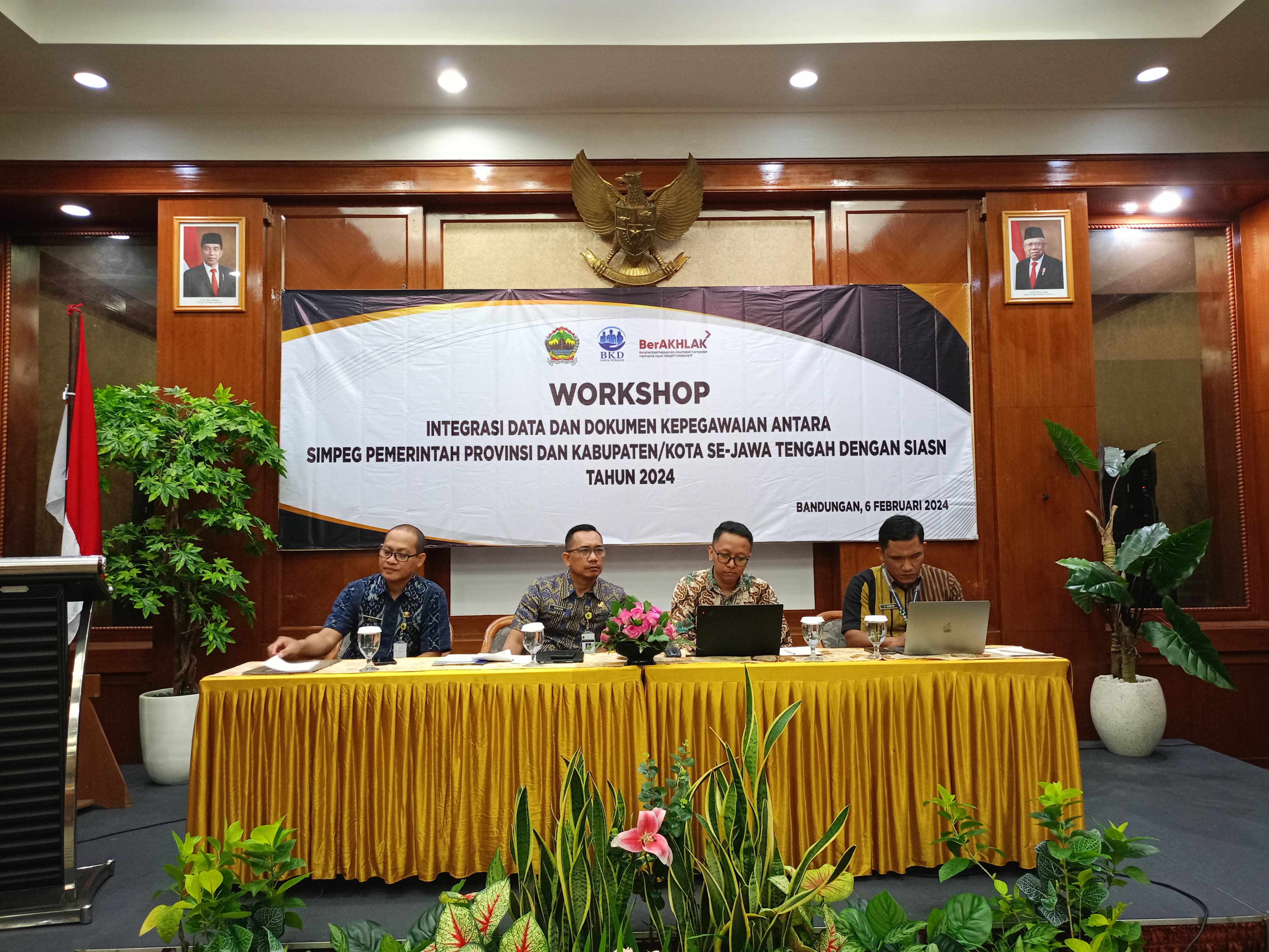 Workshop Integrasi Simpeg dengan SIASN Se-Jawa Tengah